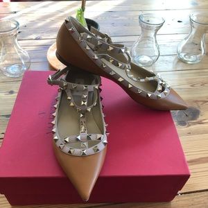 Valentino Shoes - Valentino rockstud flats. New Valentino Shoes - Valentino rockstud flats. New
